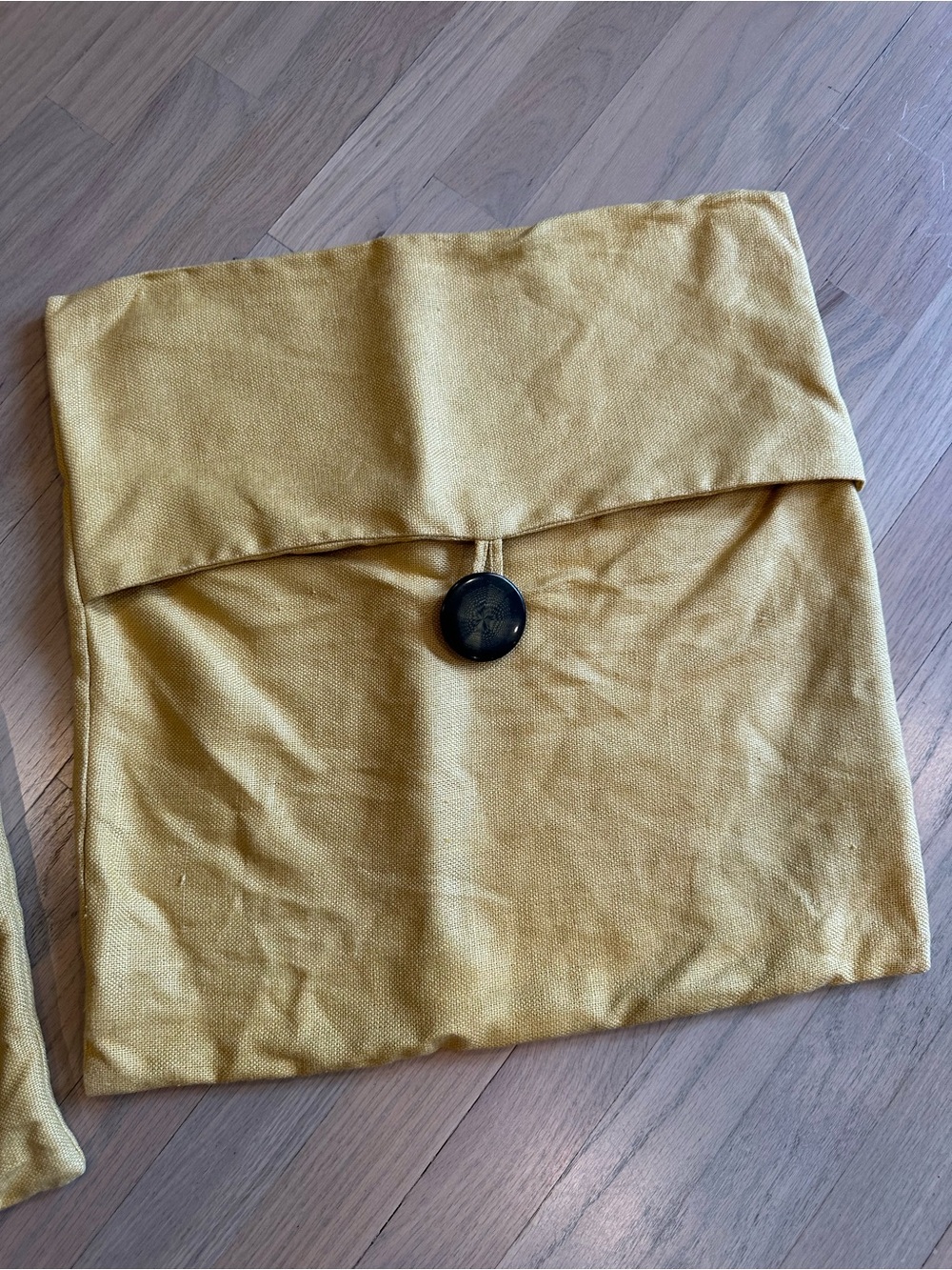 Pottery Barn Mustard Yellow Accent Pillow Covers(2) - Picture 3 of 8